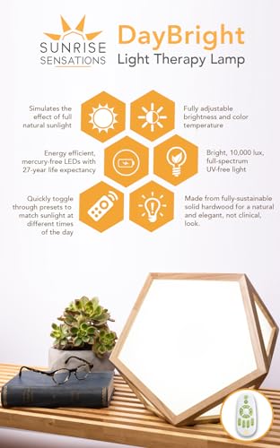 DayBright Full Spectrum Light Therapy Lamp for Brighter Moods