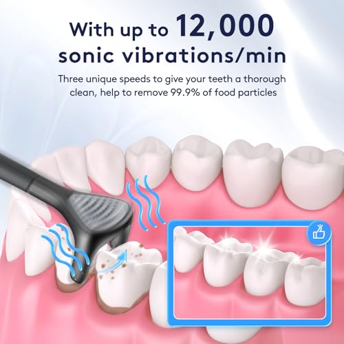 Electric Flosser with 3 Modes & 50 Heads, Power & Tongue Cleaning substitute