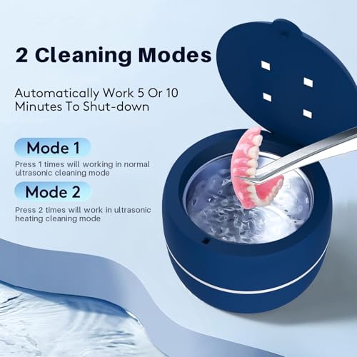 Portable Ultrasonic Cleaner Machine for Jewelry and Retainers