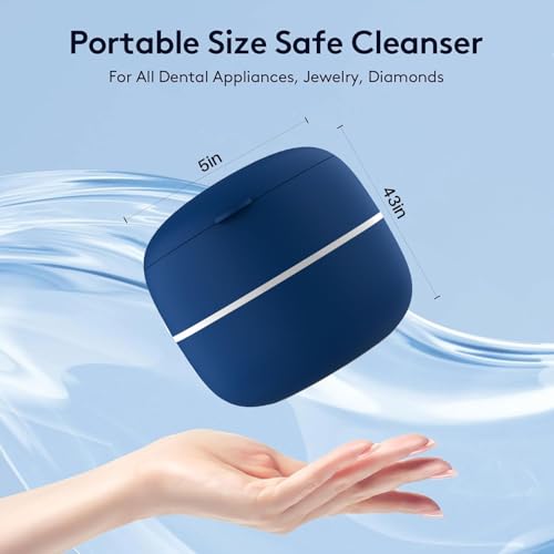 Portable Ultrasonic Cleaner Machine for Jewelry and Retainers