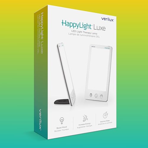 HappyLight Luxe - Light Therapy Lamp for Boosting Mood, Sleep, and Focus