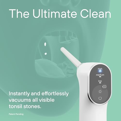 LED Tonsil Stone Remover - Easy Instant Suction - White