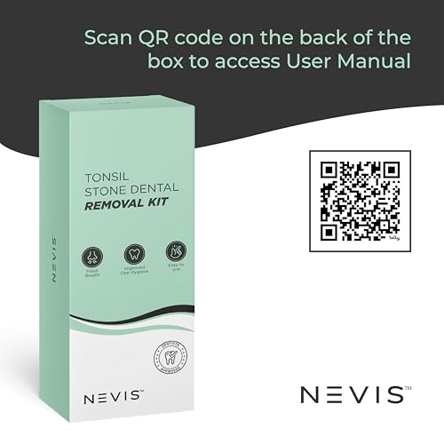 NEVIS Tonsil Stone Removal Kit: 8 Professional Tools for Safe Stone Removal