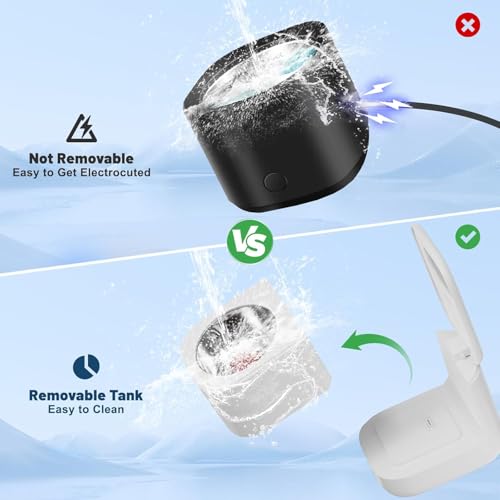 260ml 45kHz Ultrasonic UV Dentures & Retainer Cleaner Machine