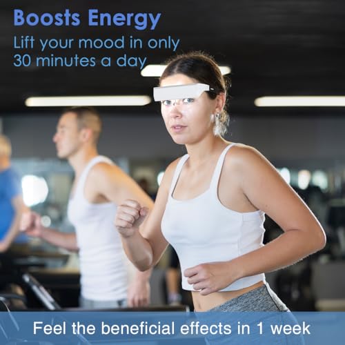 MEINNO Light Therapy Glasses for Energy Boost and Sleep Relief