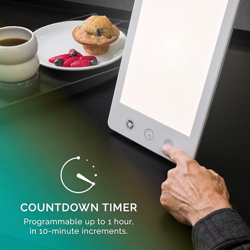 HappyLight Luxe - Light Therapy Lamp for Boosting Mood, Sleep, and Focus