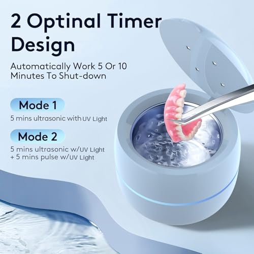 Ultrasonic UV Cleaner for Dentures and Dental Appliances: Simplified Cleaning for All