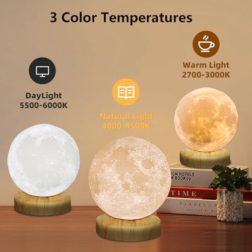 Hopihe 10000 Lux Light Therapy Lamp with 3 Color Temperatures & Timer