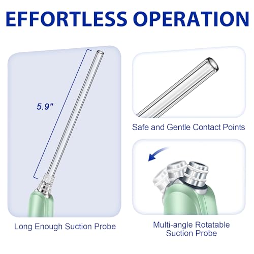 Updated: Tonsil Stone Removal Kit with Vacuum, LED Light, and Water Flosser