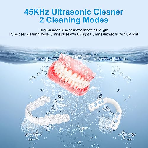 45kHz Ultrasonic Cleaner for Dental Appliances & Jewelry
