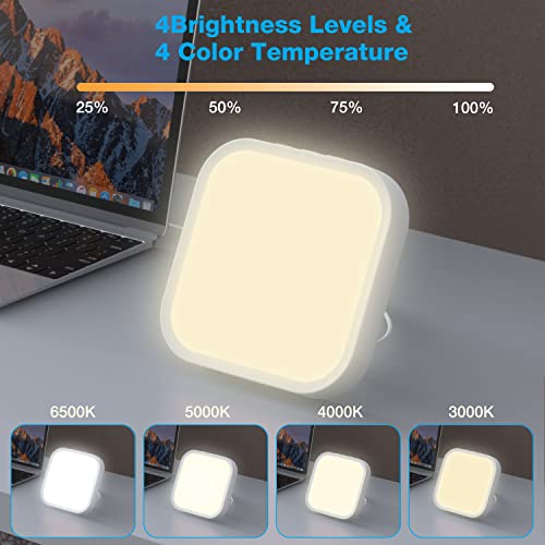10000 Lux Portable Light Therapy Lamp with Timer for Home and Office