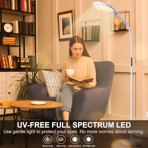 UV-Free Sun Light Therapy Lamp for Reading and Office Usage