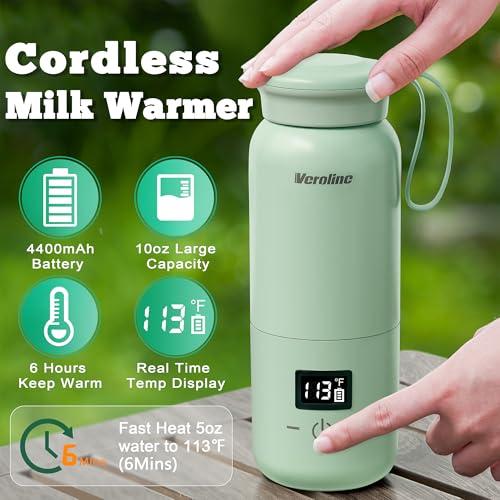 Travel-Friendly Rechargeable Bottle Warmer for Parents