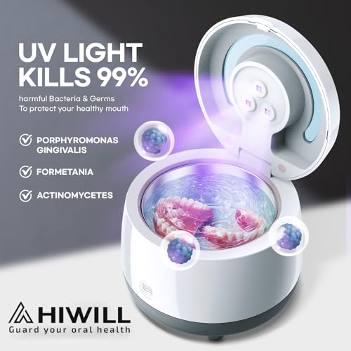 Ultrasonic Cleaner for Dentures and Dental Trays (Upgraded)