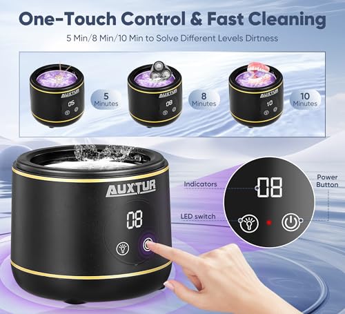 Ultrasonic Jewelry and Dental Cleaner - Portable Solution