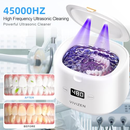 Portable Ultrasonic Cleaner for Dental and Jewelry Care