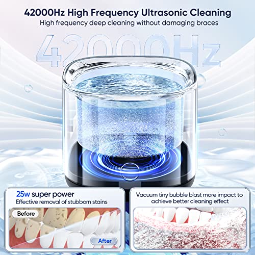 Professional Ultrasonic Denture Cleaner for Dental and Personal Care